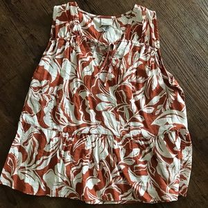 A New Day floral tank top size XS